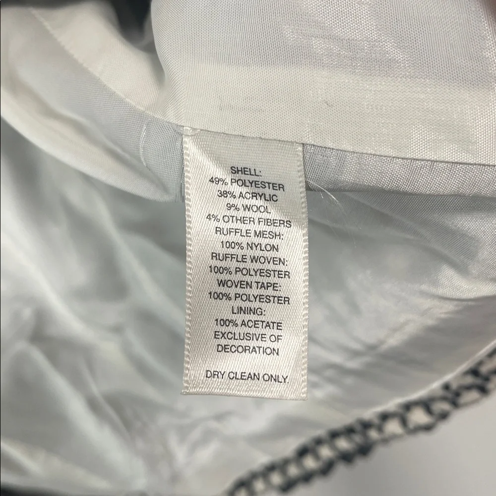 WHBM Ruffled Houndstooth Jacket - Picture 4 of 5